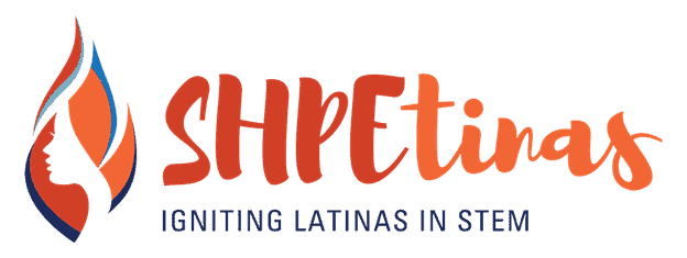 SHPEtinas Logo with tagline 'Igniting Latinas in STEM'